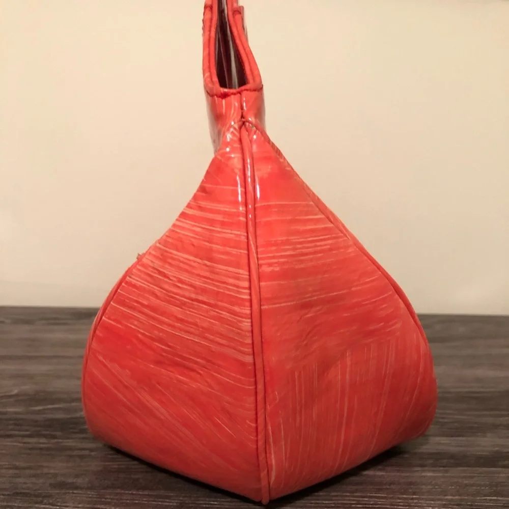 Oscar de la Renta Coral Goya Satchel - Picture 3 of 10